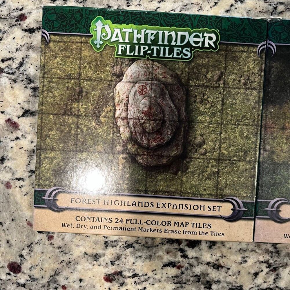 Pathfinder Flip-Tiles Forest Highlands and Forest Perils Map Lot TTRPG D&D - Picture 3 of 7